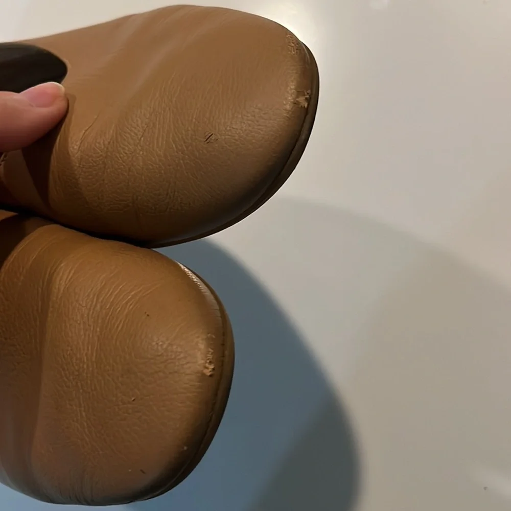 Everlane Tan Leather Flats - Picture 3 of 4
